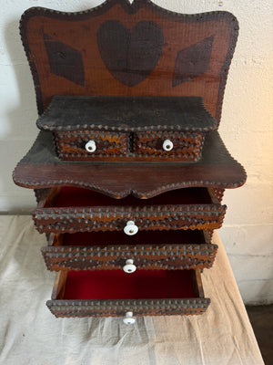 Handmade Large Tramp Art Box