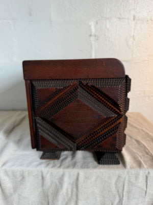 Handmade Tramp Art Box