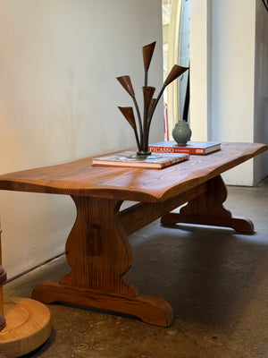 Pine Trestle Coffee Table