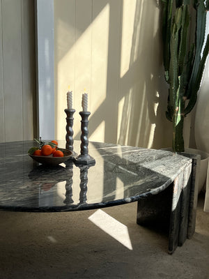 Sculptural Marble cocktail table