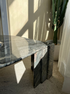 Sculptural Marble cocktail table