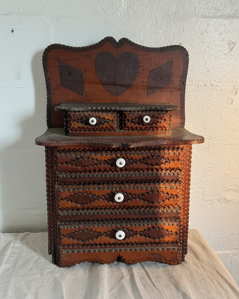 Handmade Large Tramp Art Box