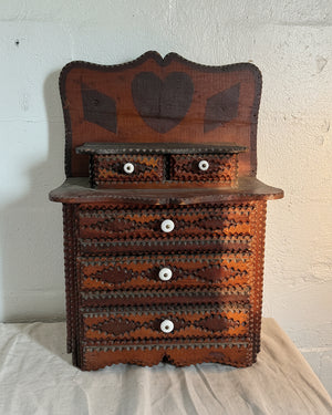 Handmade Large Tramp Art Box