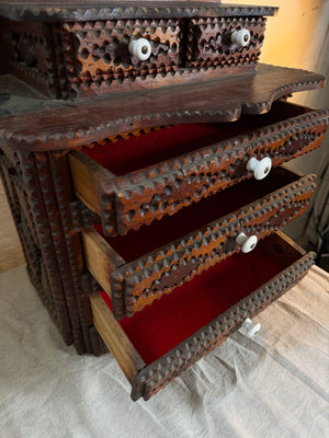 Handmade Large Tramp Art Box
