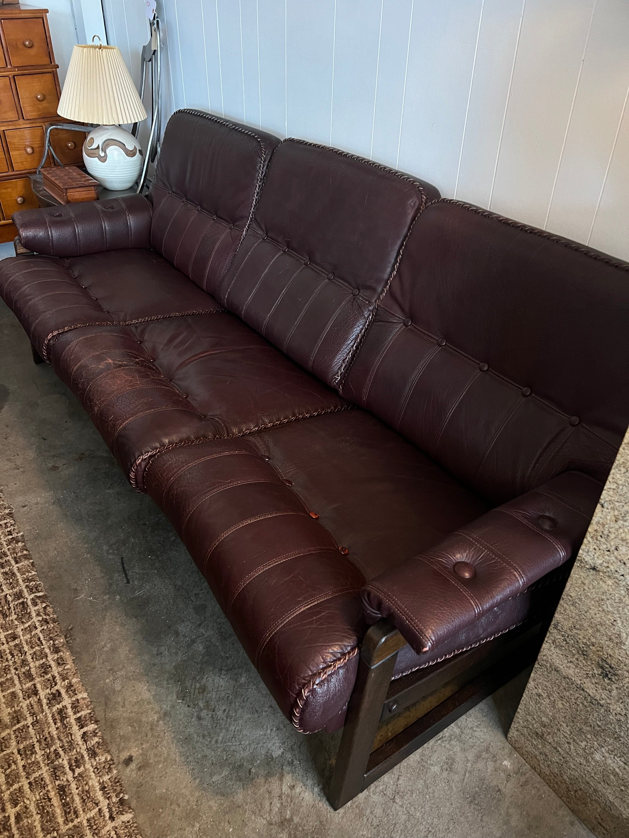 Danish Leather Sofa