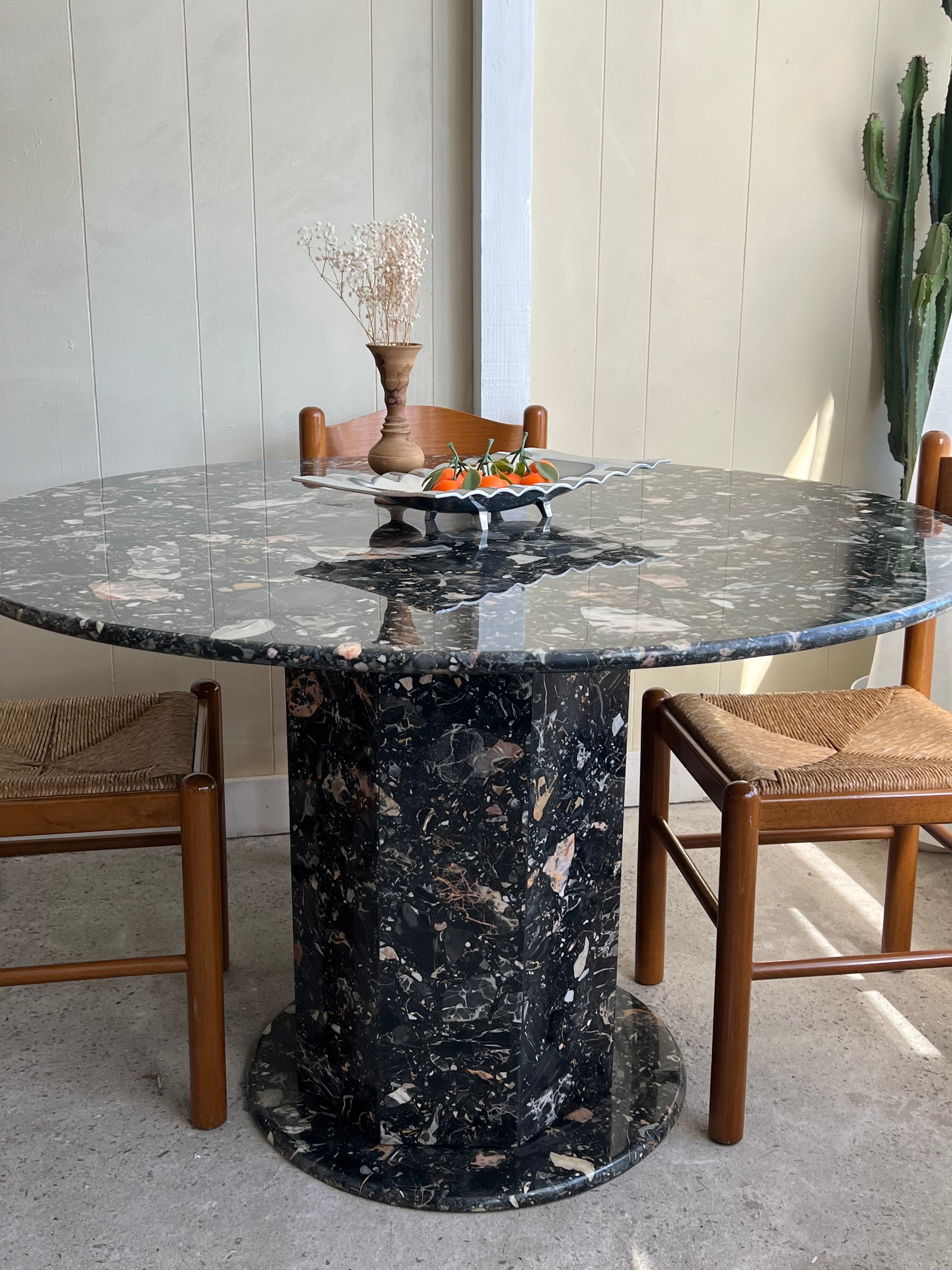 Vintage Mosaic Marble Table