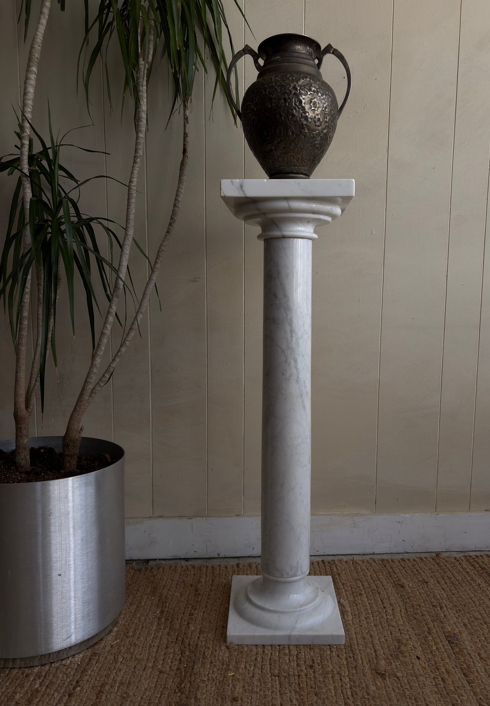 Antique Marble Pedastal