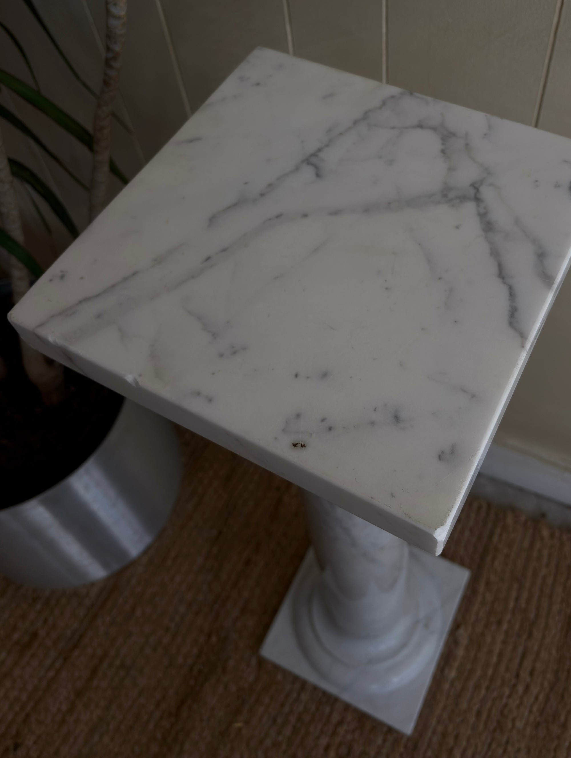Antique Marble Pedastal