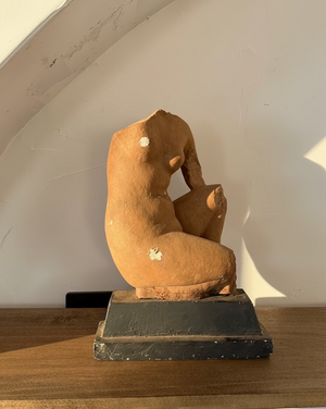 Seated Nude Venus Plaster Sculpture