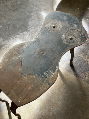 Iron Female Figure Coffee Table