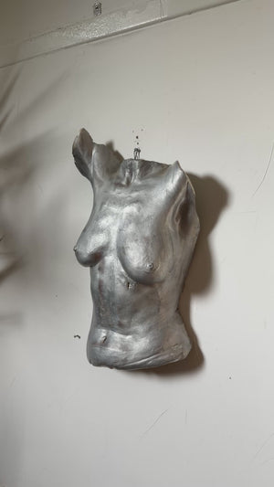 Plaster Female Torso Sculpture