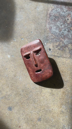 Luminary MCM Clay Mask Hanging Sculpture